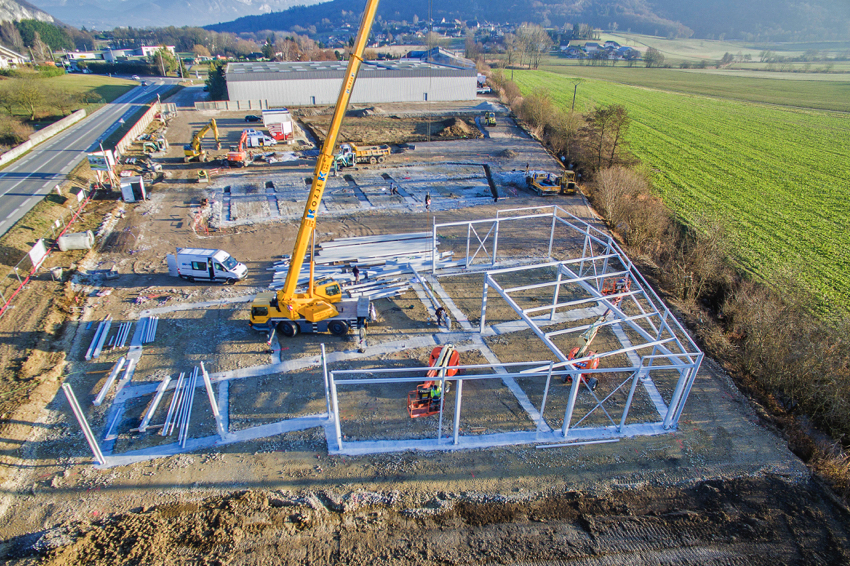 Suivi de chantier village d'entreprises Sillingy (du 5 au 18 décembre)